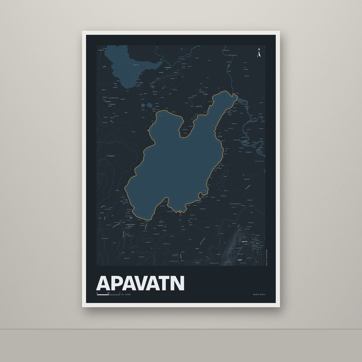 Apavatn – Nótt, okkurgulur