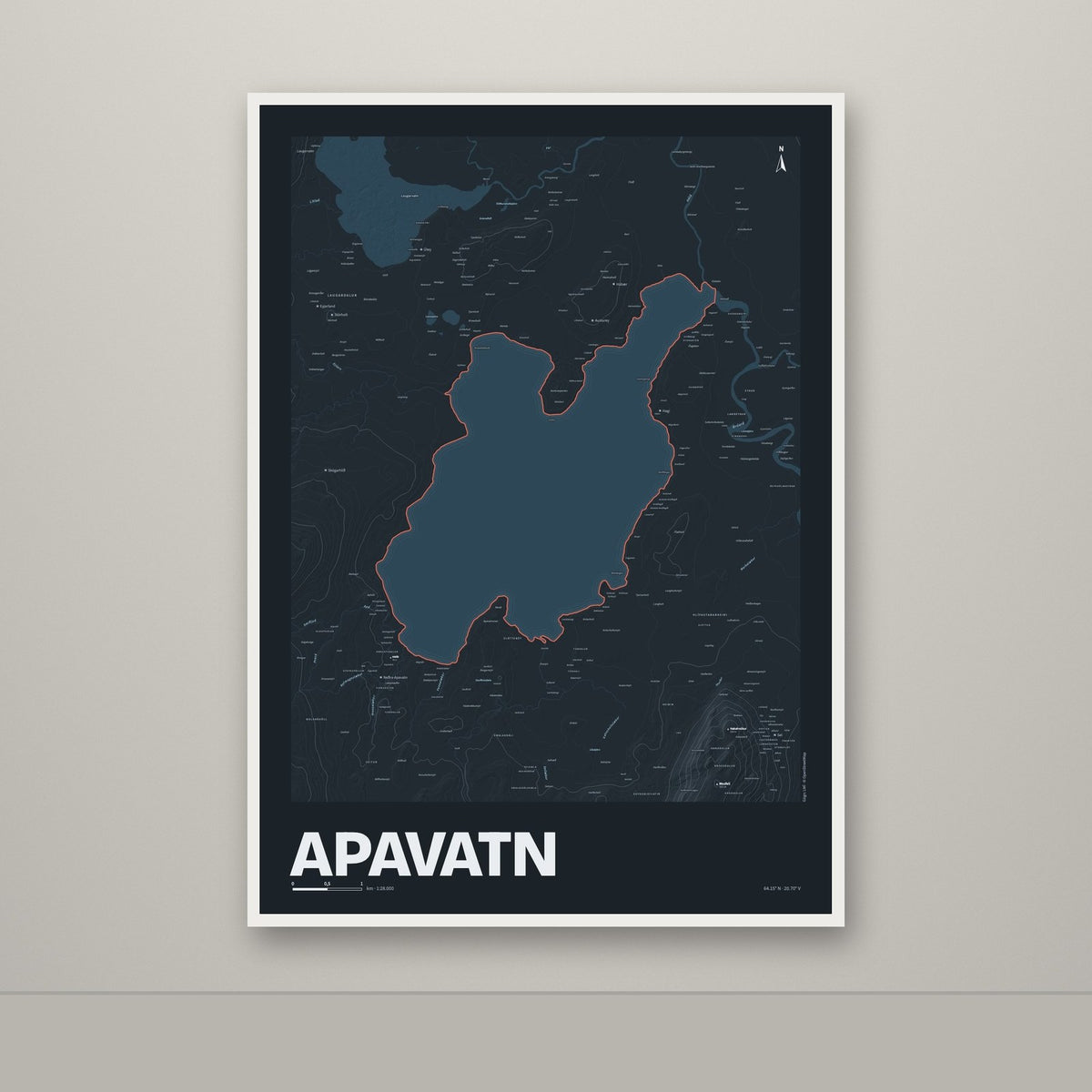 Apavatn – Nótt, rauður