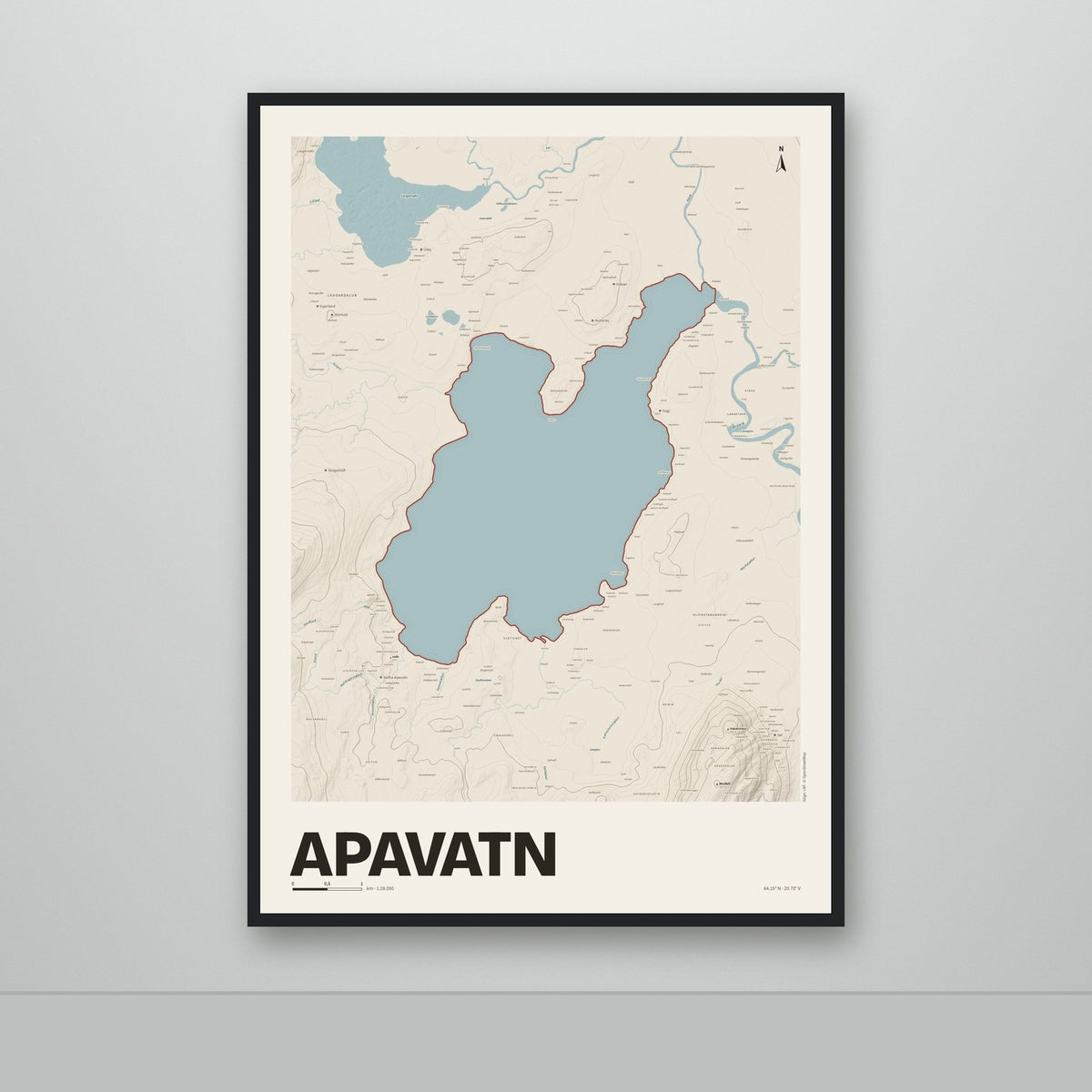 Apavatn – Sandur, rauður