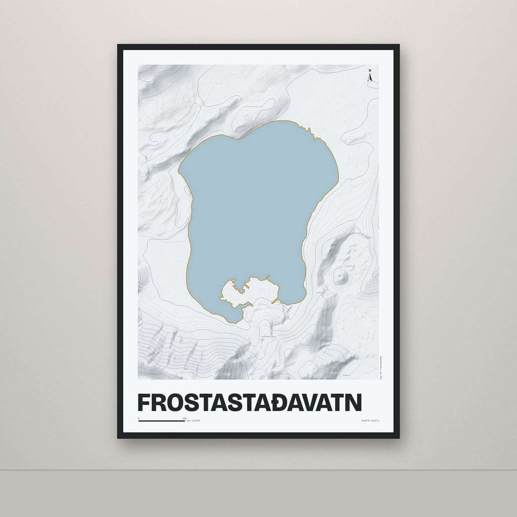 Frostastaðavatn – Ljóst, okkurgulur