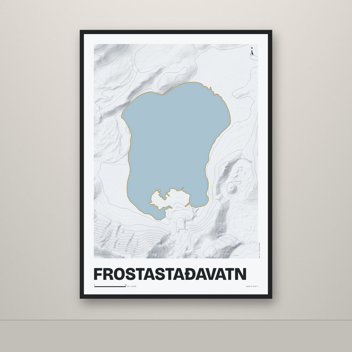 Frostastaðavatn – Ljóst, okkurgulur