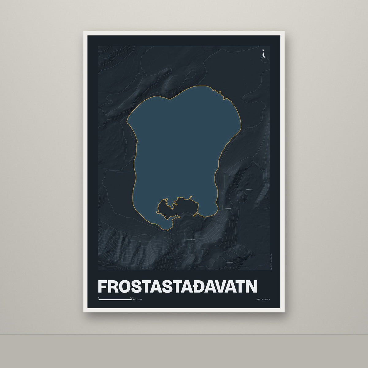 Frostastaðavatn – Nótt, okkurgulur