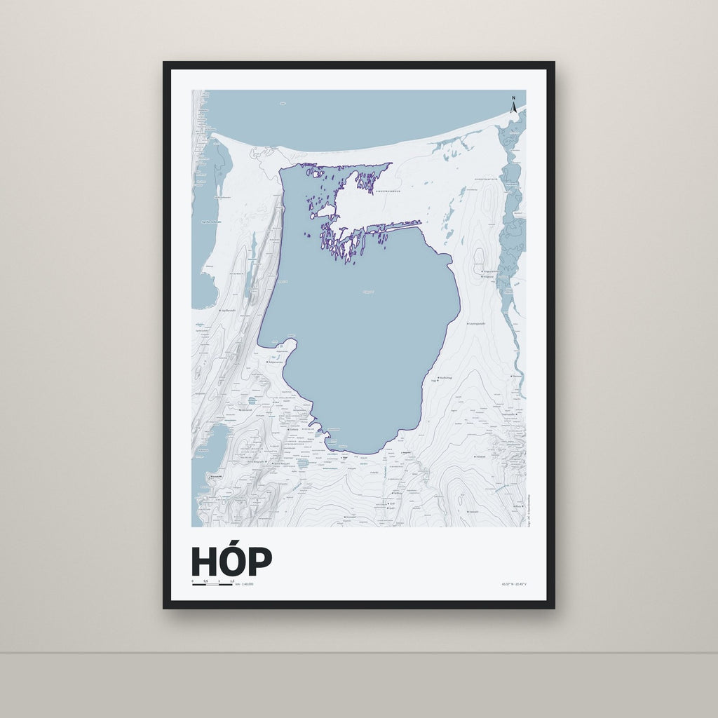 Hóp – Ljóst, lúpínufjólublár