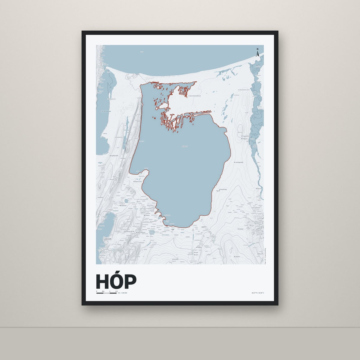 Hóp – Ljóst, rauður