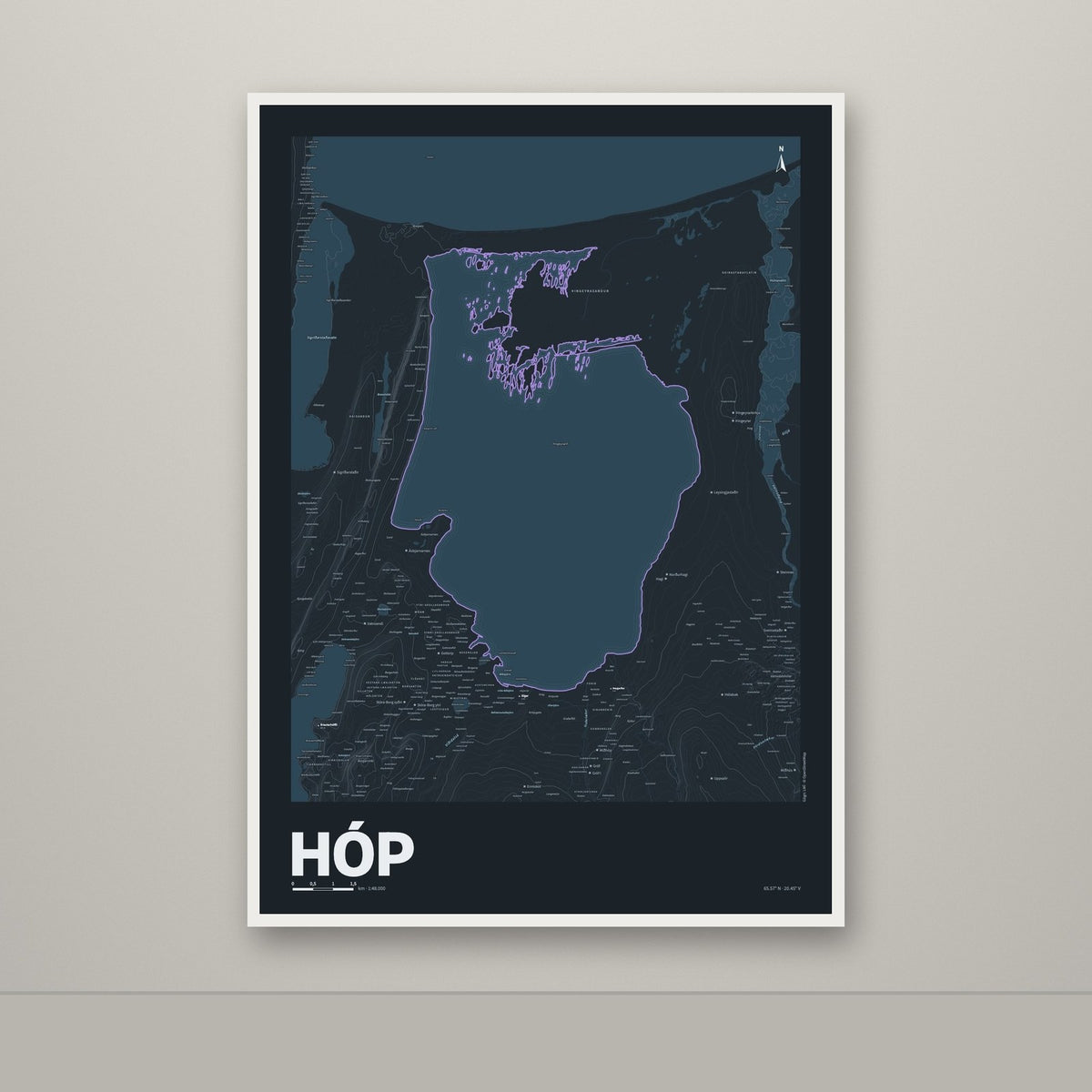 Hóp – Nótt, lúpínufjólublár