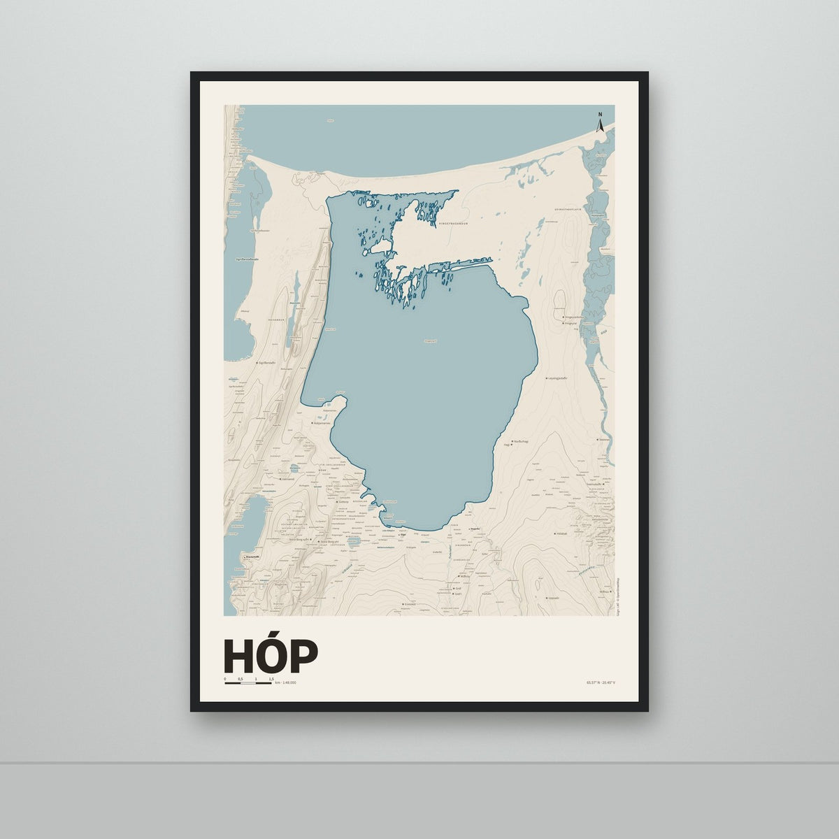 Hóp – Sandur, blár
