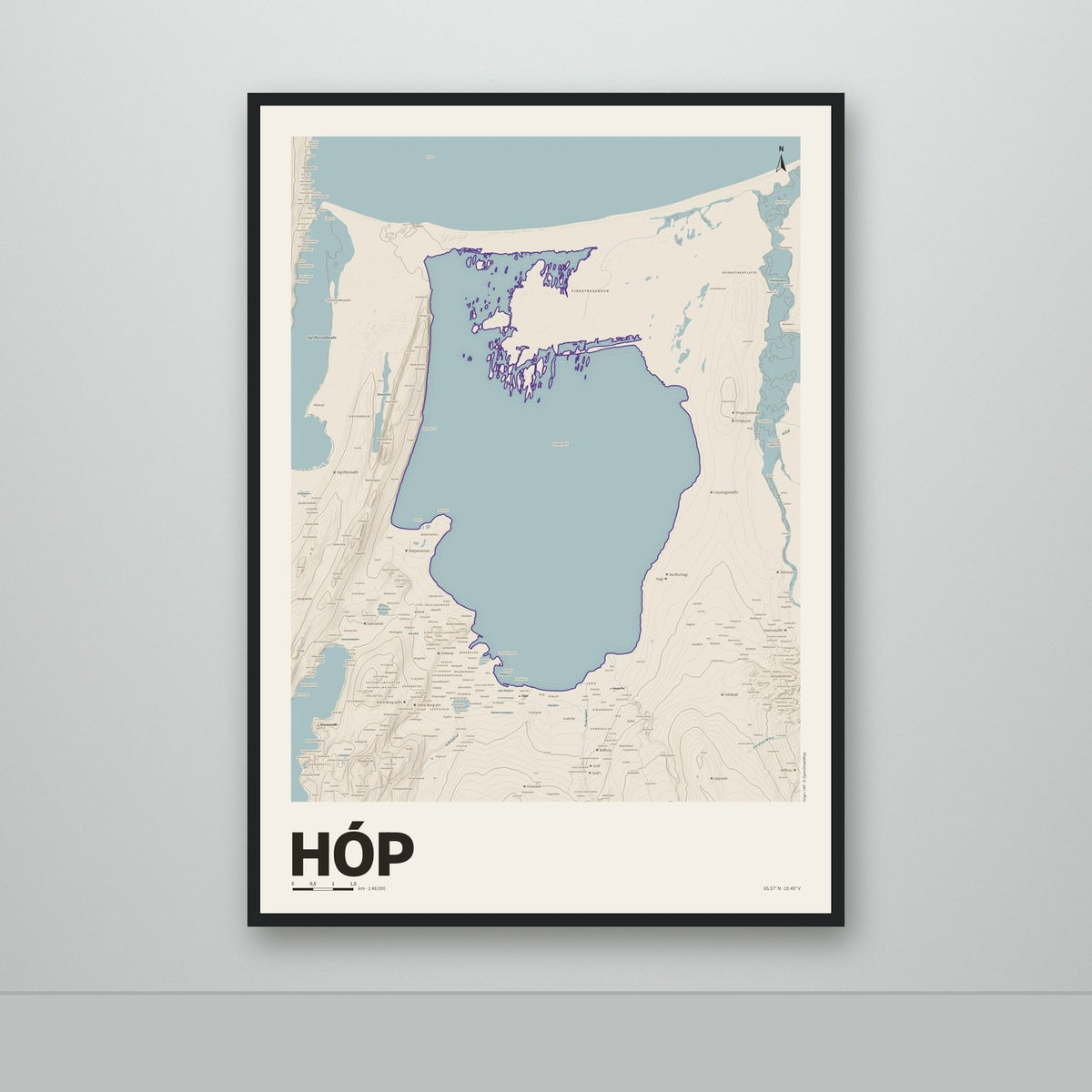 Hóp – Sandur, lúpínufjólublár