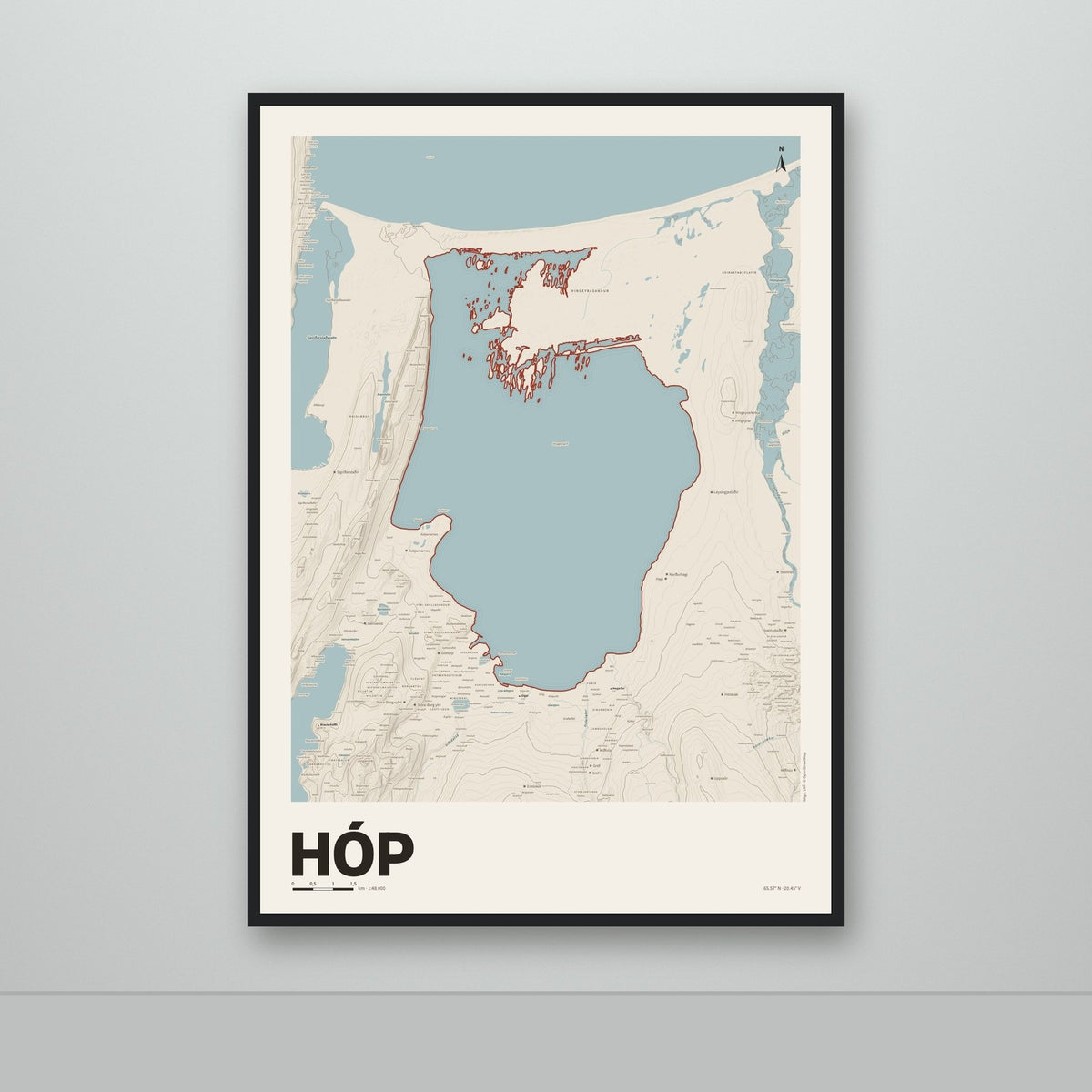 Hóp – Sandur, rauður