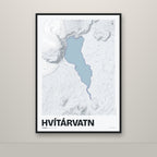 Hvítárvatn – Ljóst, lúpínufjólublár