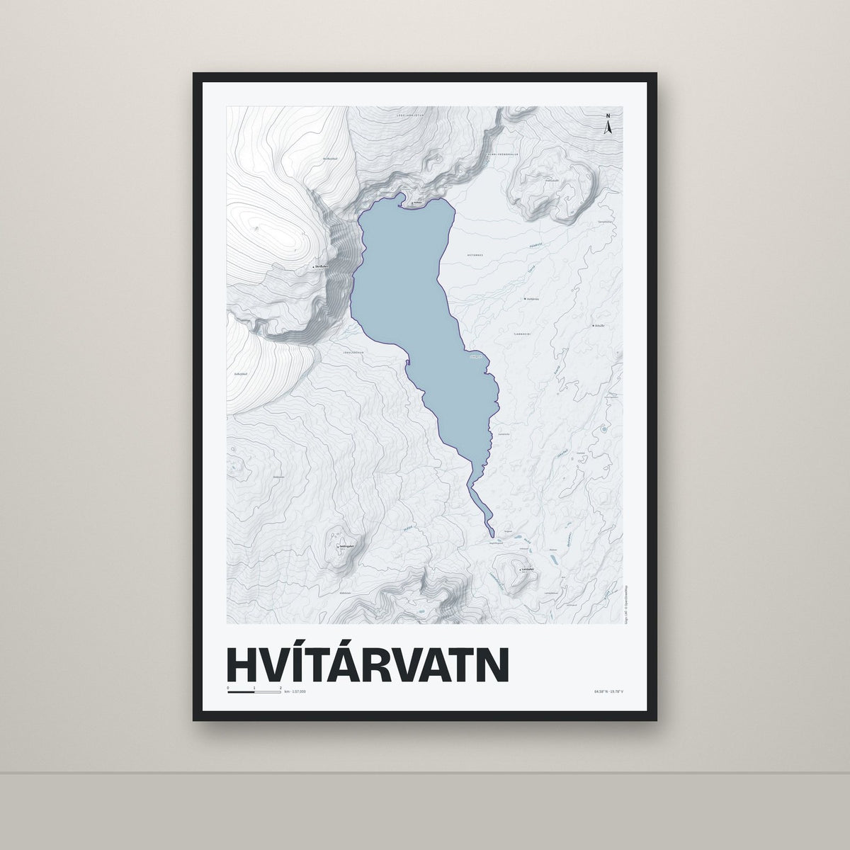 Hvítárvatn – Ljóst, lúpínufjólublár