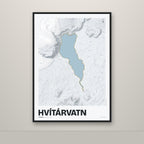 Hvítárvatn – Ljóst, okkurgulur