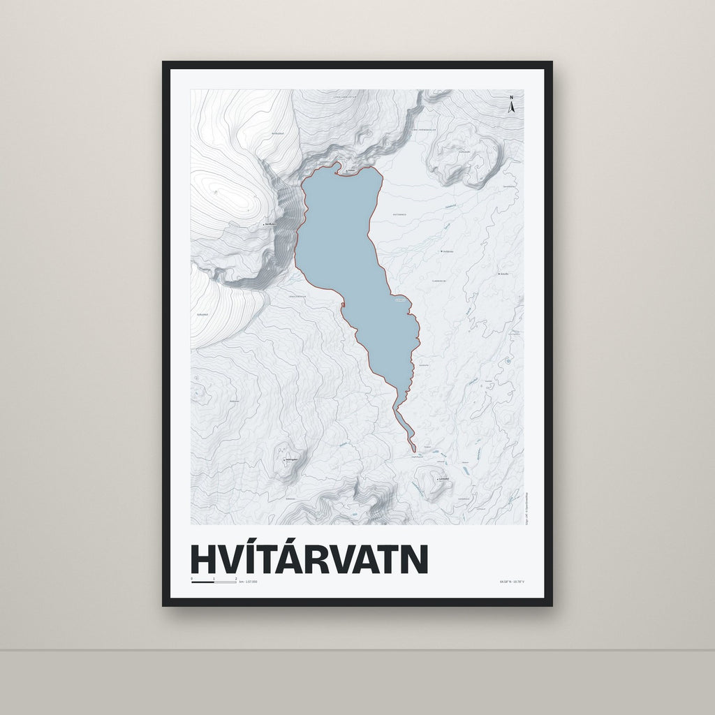 Hvítárvatn – Ljóst, rauður