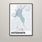 Hvítárvatn – Ljóst, rauður
