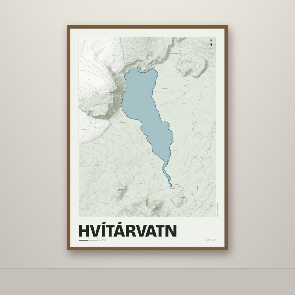Hvítárvatn – Mosi, blár