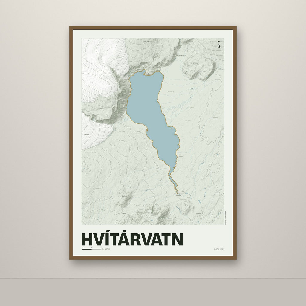 Hvítárvatn – Mosi, okkurgulur