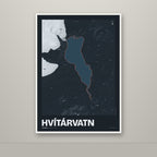 Hvítárvatn – Nótt, rauður