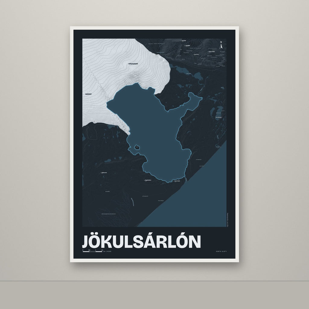 Jökulsárlón – Nótt, blár
