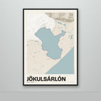 Jökulsárlón – Sandur, lúpínufjólublár