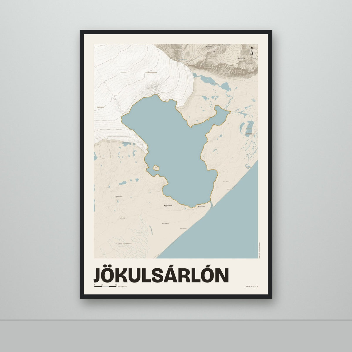 Jökulsárlón – Sandur, okkurgulur