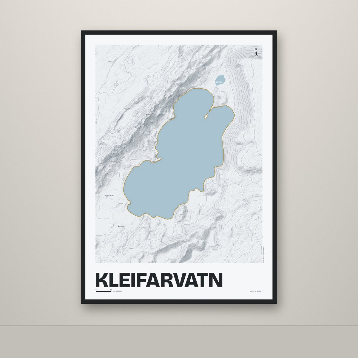 Kleifarvatn – Ljóst, okkurgulur