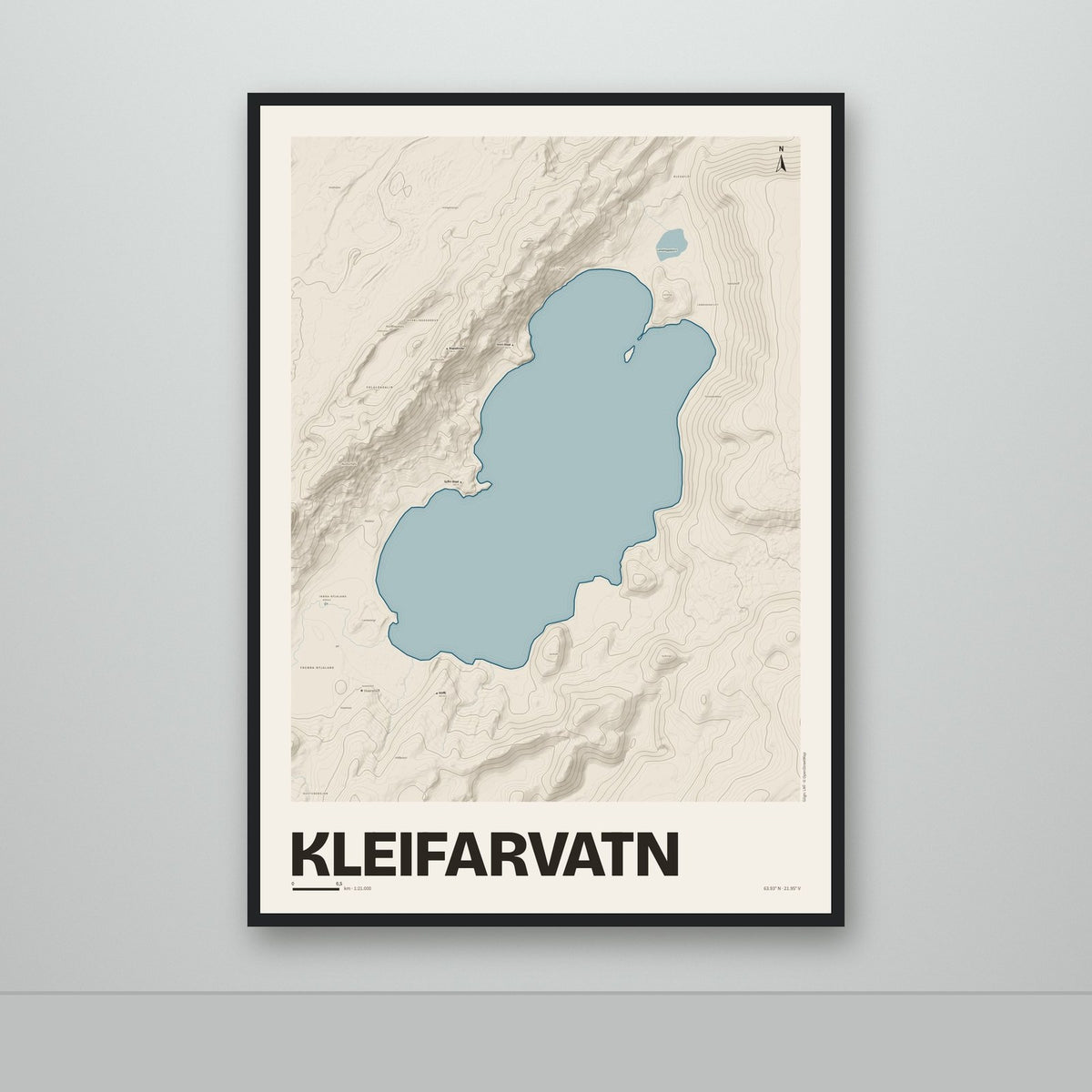 Kleifarvatn – Sandur, blár