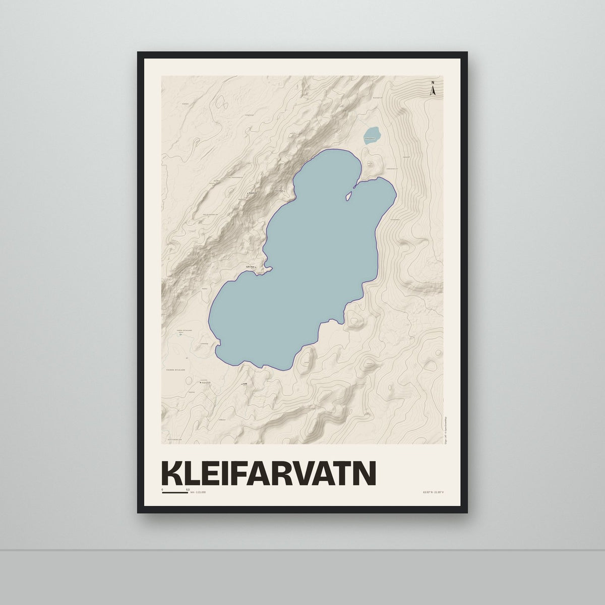 Kleifarvatn – Sandur, lúpínufjólublár