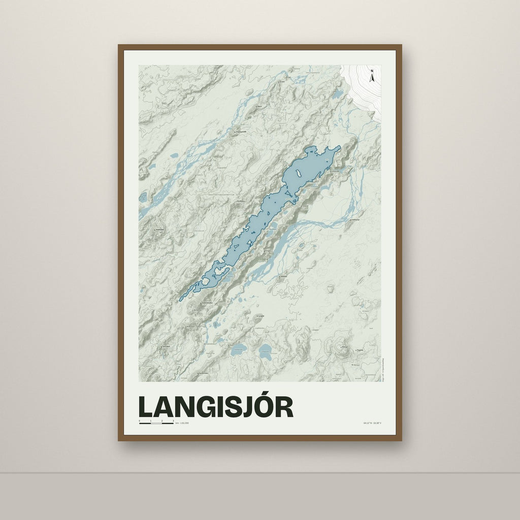 Langisjór – Mosi, blár