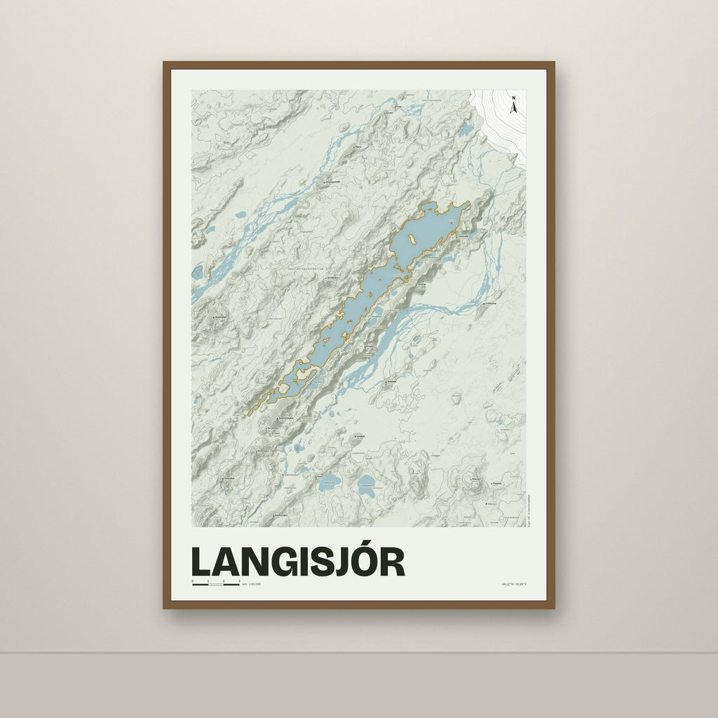 Langisjór – Mosi, okkurgulur