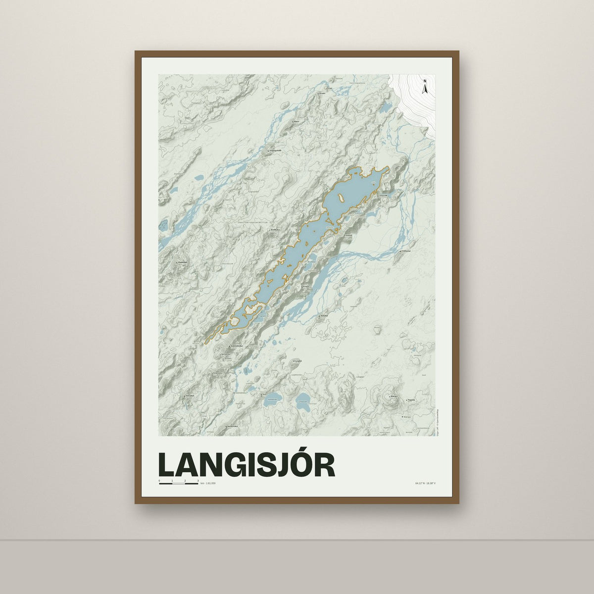 Langisjór – Mosi, okkurgulur