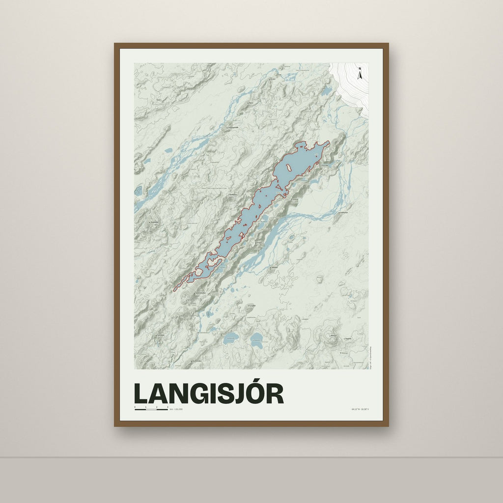 Langisjór – Mosi, rauður