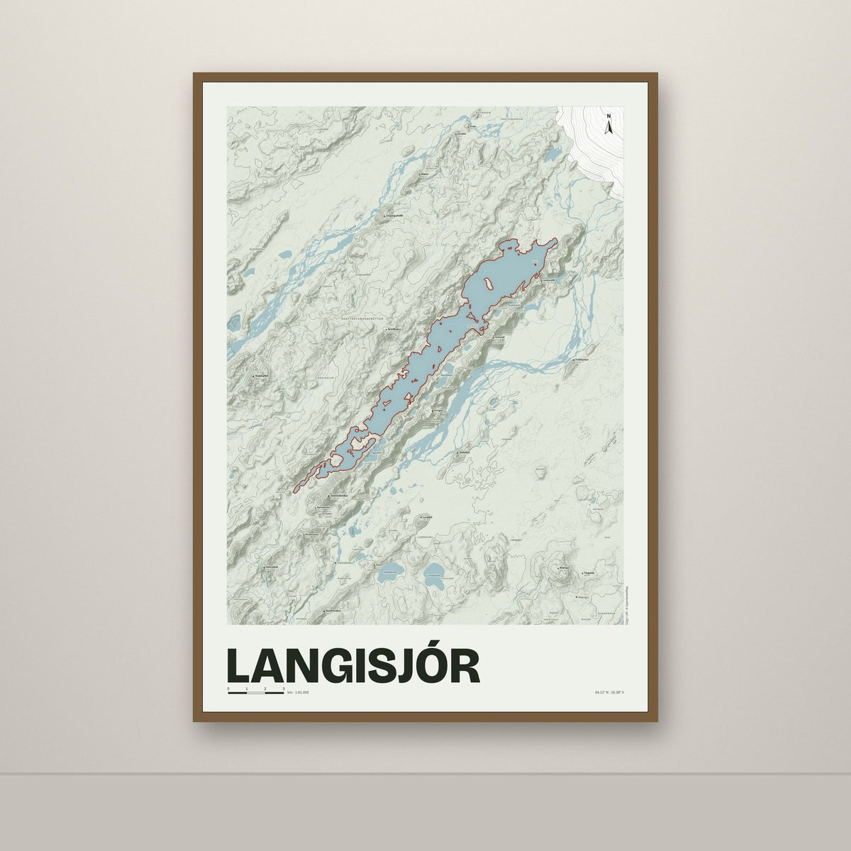 Langisjór – Mosi, rauður