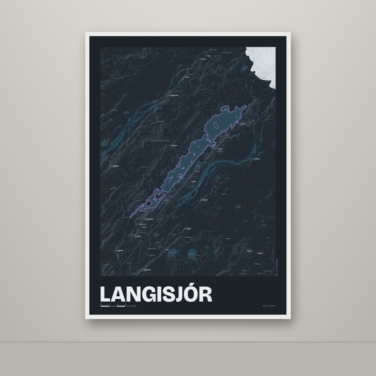 Langisjór – Nótt, lúpínufjólublár