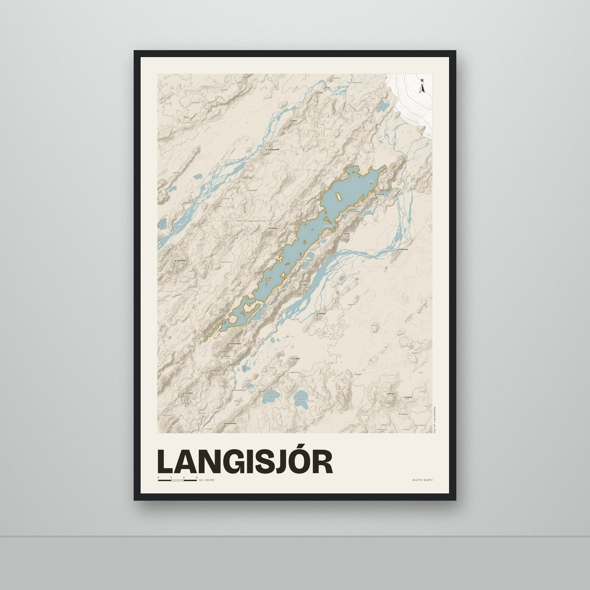Langisjór – Sandur, okkurgulur