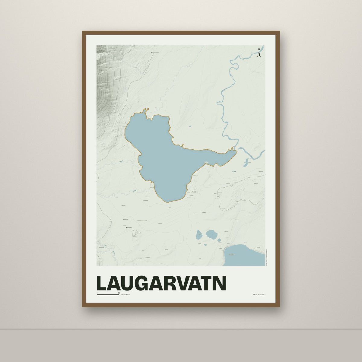 Laugarvatn – Mosi, okkurgulur