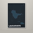Laugarvatn – Nótt, lúpínufjólublár