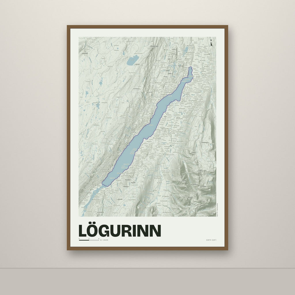 Lögurinn – Mosi, lúpínufjólublár