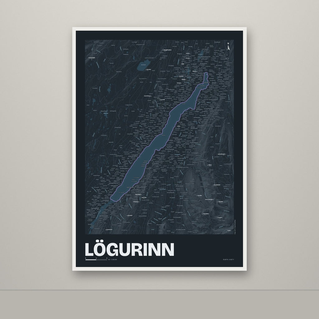 Lögurinn – Nótt, lúpínufjólublár