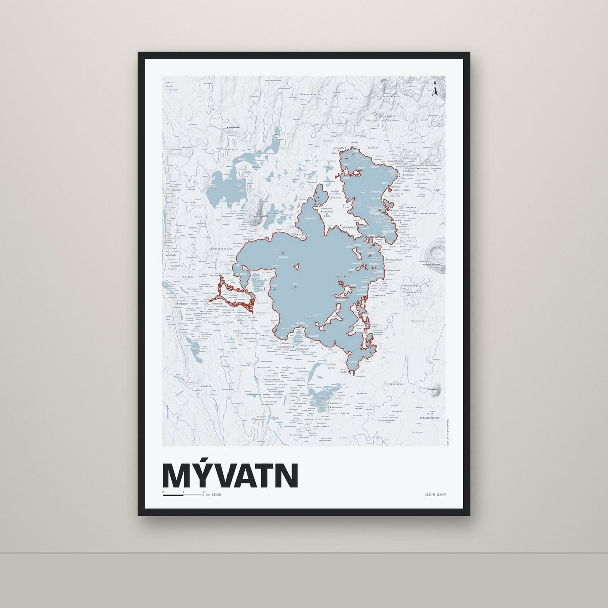 Mývatn – Ljóst, rauður