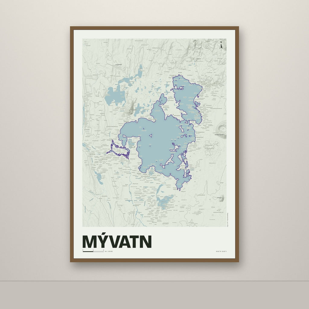 Mývatn – Mosi, lúpínufjólublár