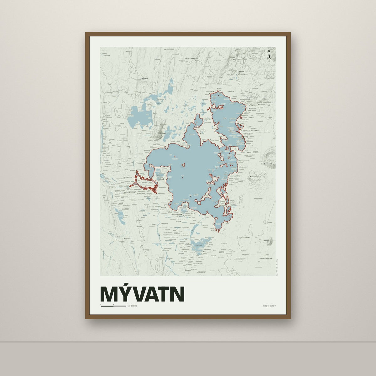 Mývatn – Mosi, rauður