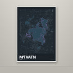 Mývatn – Nótt, lúpínufjólublár