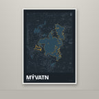 Mývatn – Nótt, okkurgulur