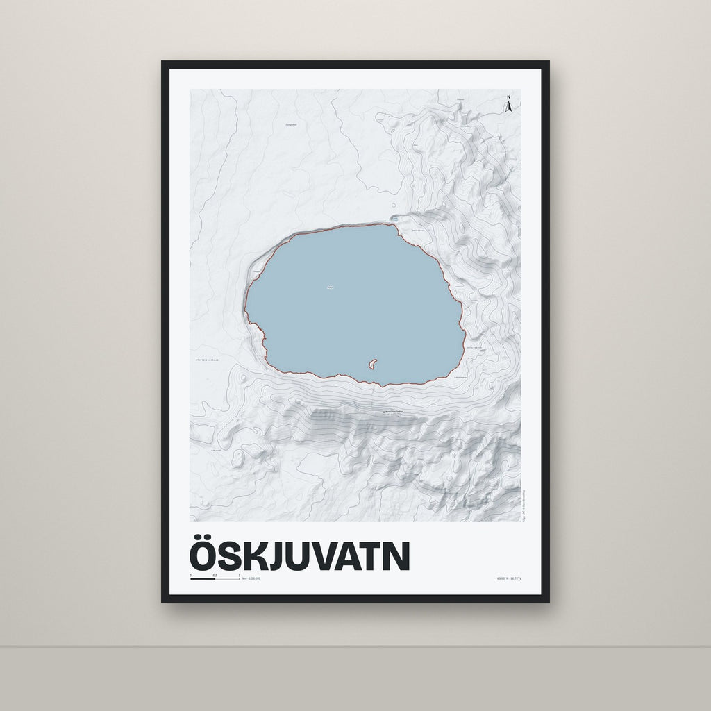 Öskjuvatn – Ljóst, rauður