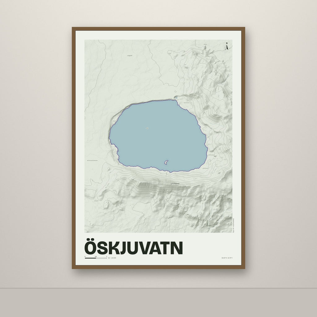 Öskjuvatn – Mosi, lúpínufjólublár