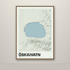 Öskjuvatn – Mosi, lúpínufjólublár