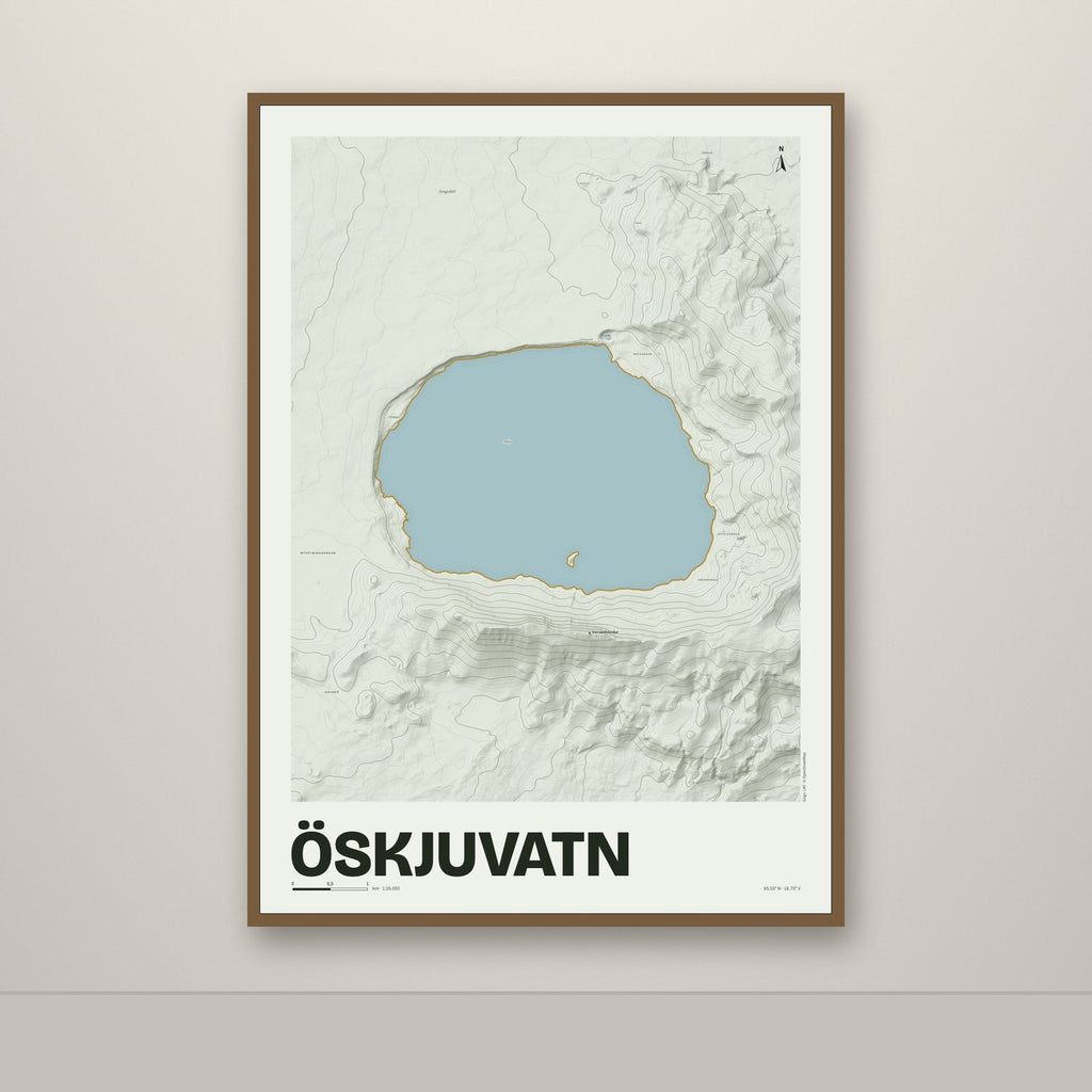 Öskjuvatn – Mosi, okkurgulur