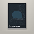 Öskjuvatn – Nótt, blár