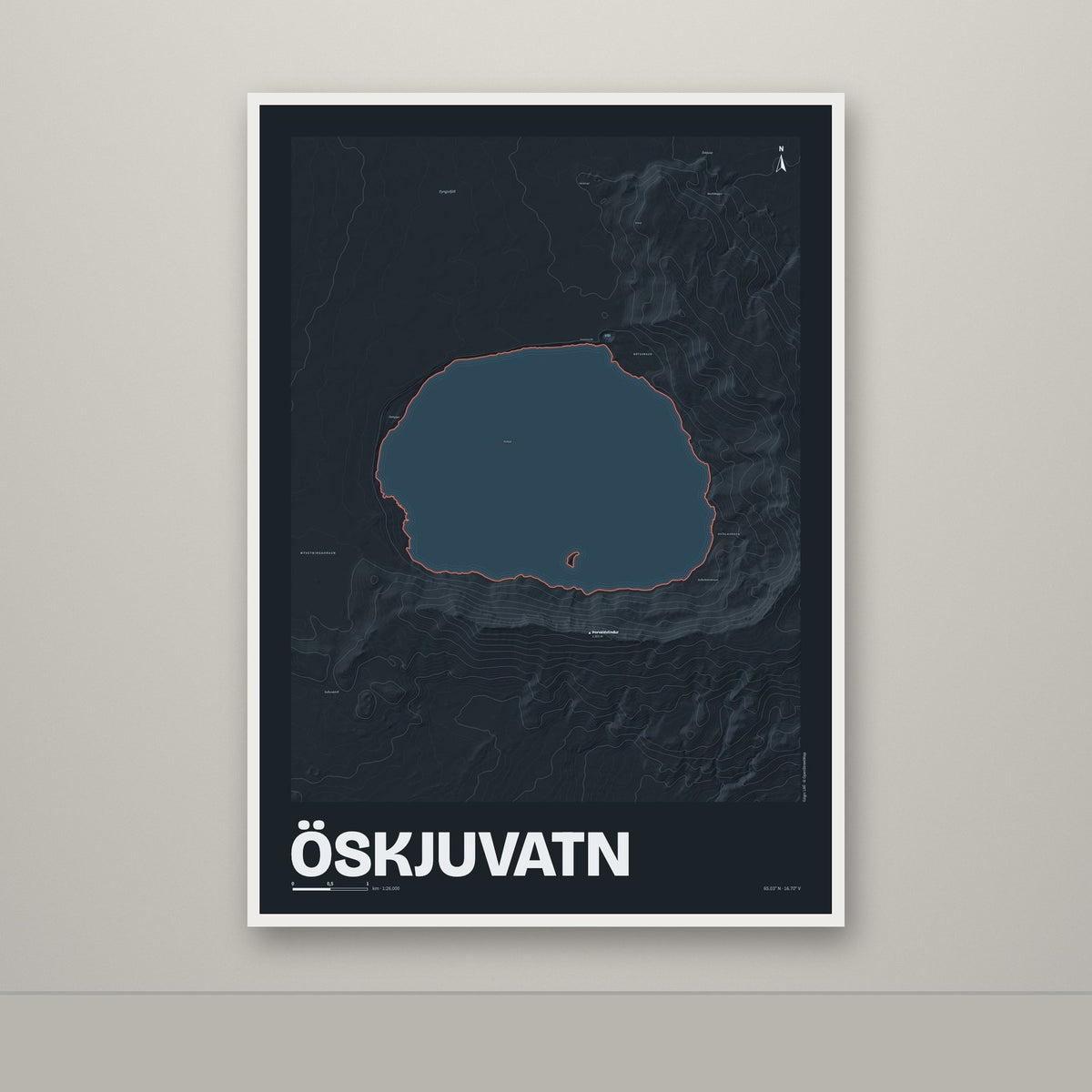 Öskjuvatn – Nótt, rauður