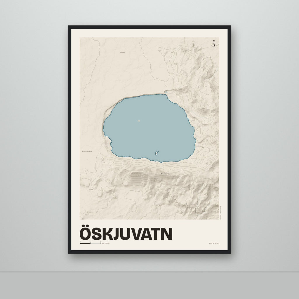 Öskjuvatn – Sandur, blár