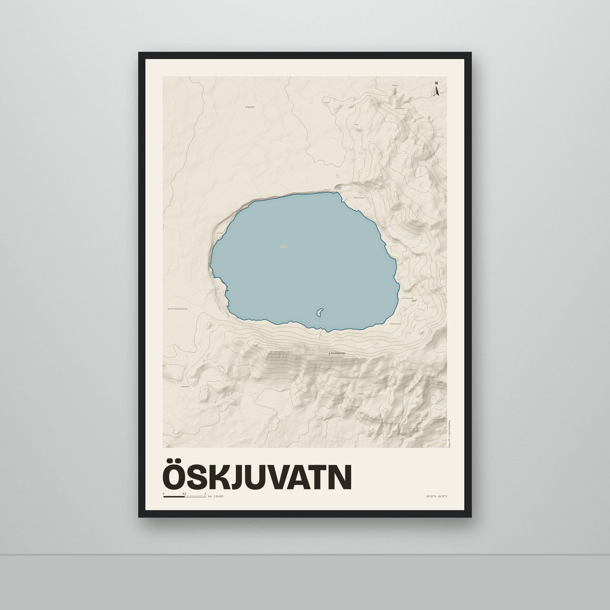 Öskjuvatn – Sandur, blár